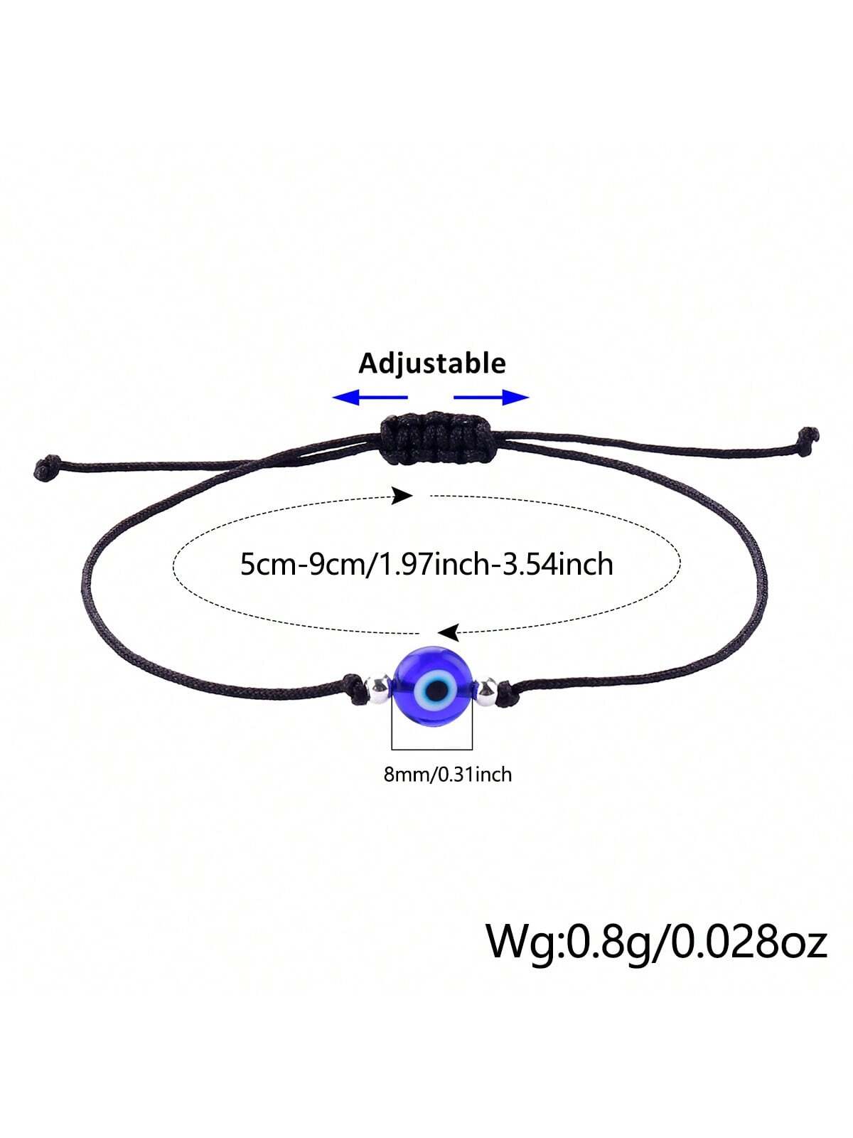 12pcs Evil Eye Decor Bracelet (Code:75)