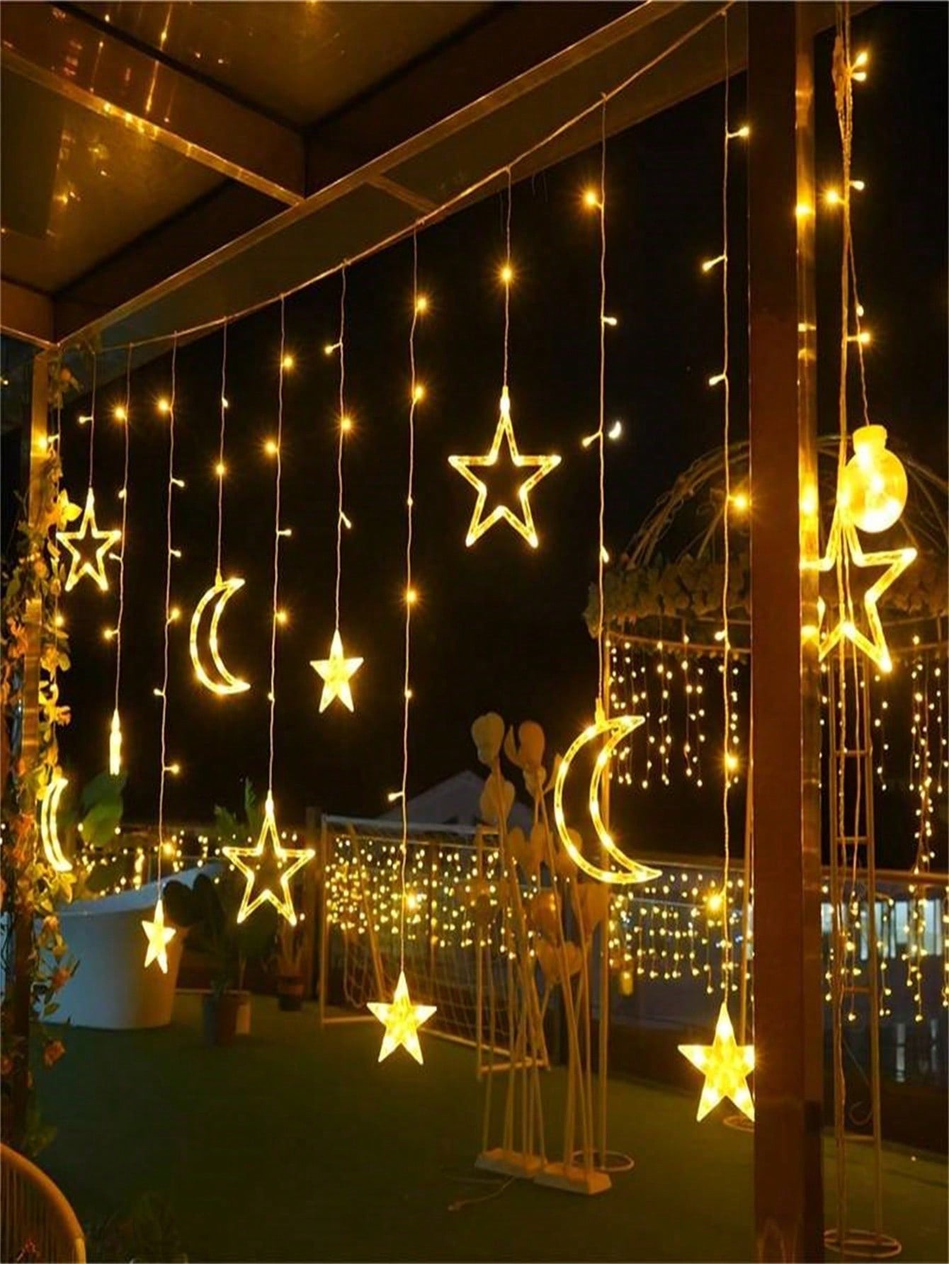 3.5m 126 LEDs Star and Moon String Lights (Code:36)