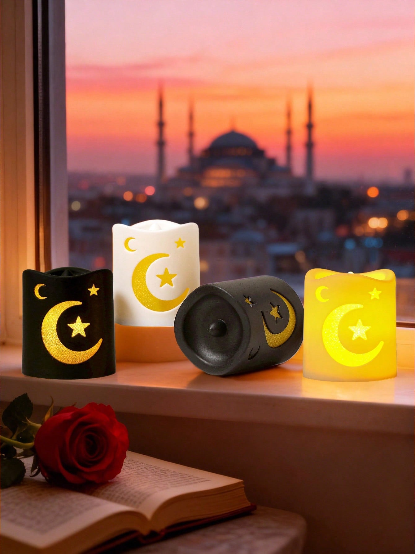 4 Pieces LED Electronic Candle Lights With Battery (Code 4)