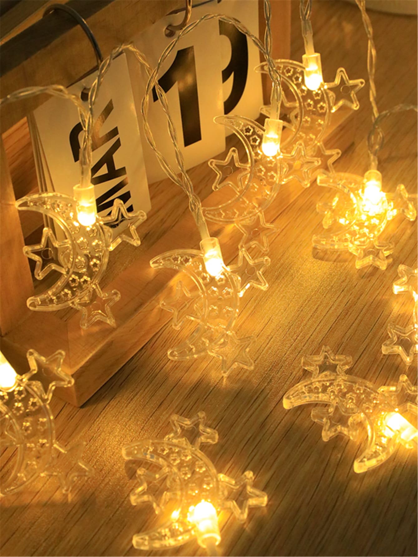 3 m 20 LED Lights Moon & Star Ramadan Eid Festival (Code:15)