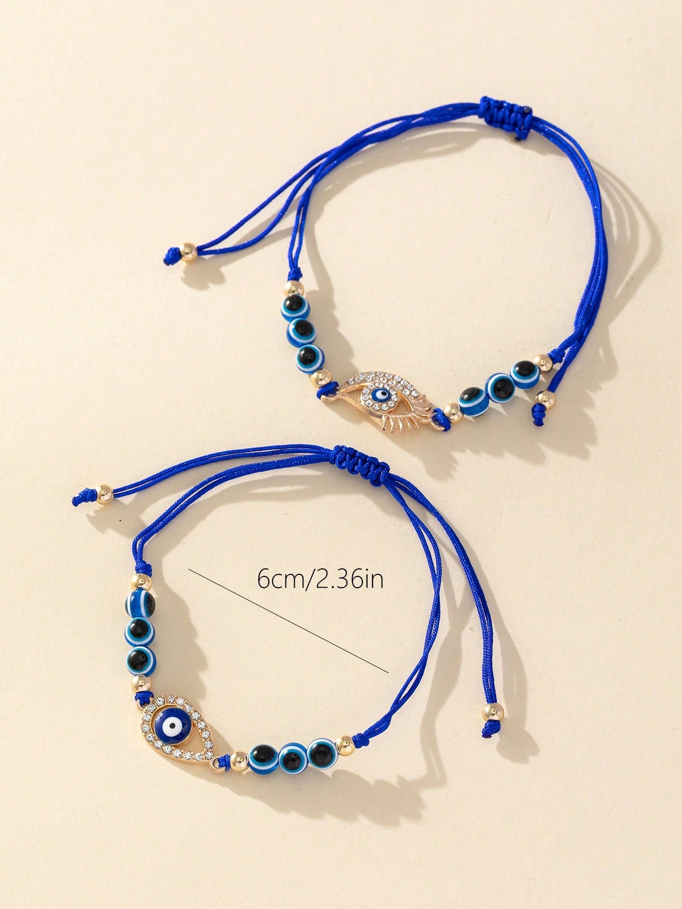 12pcs set Alloy & Rhinestone Decor Evil Eye (Code:71)