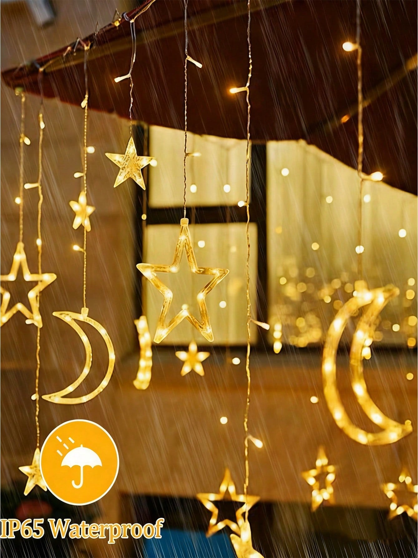 3.5m 126 LEDs Star and Moon String Lights (Code:36)