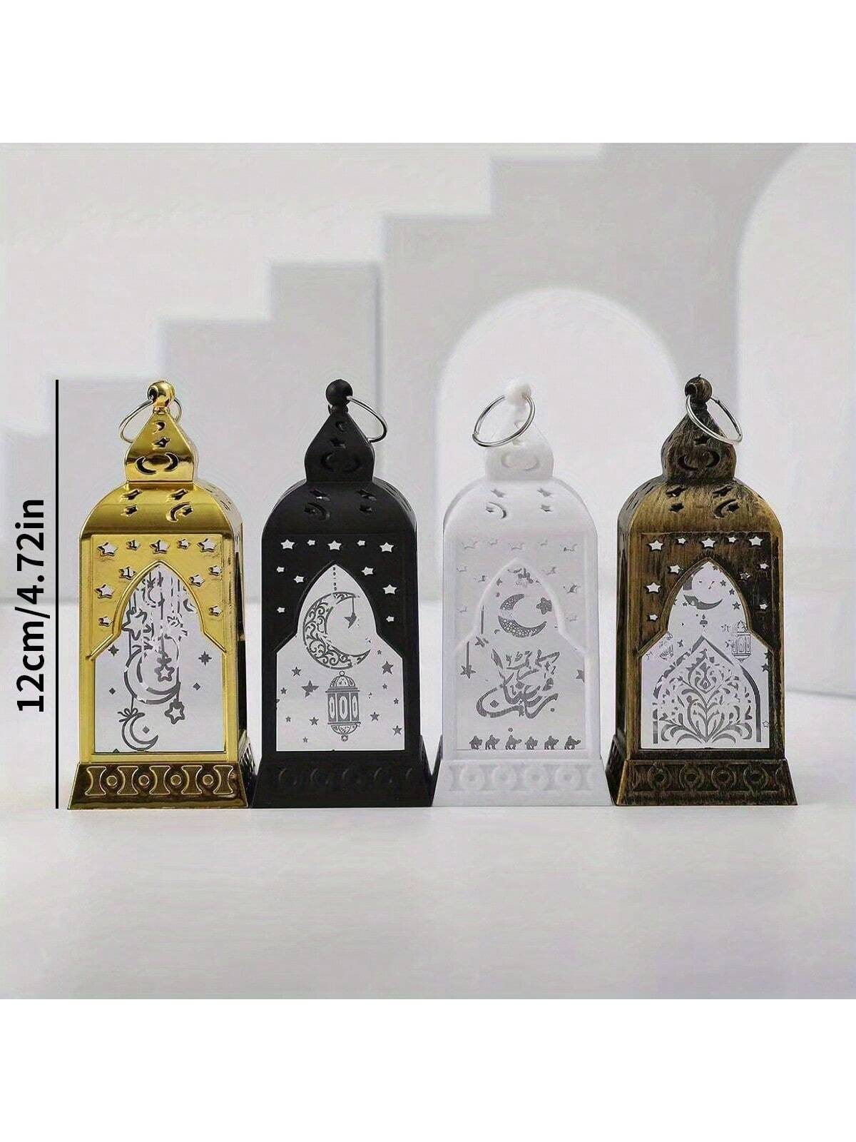 4PCS Ramadan Moon & Star LED Candle Lamp (Code:39)