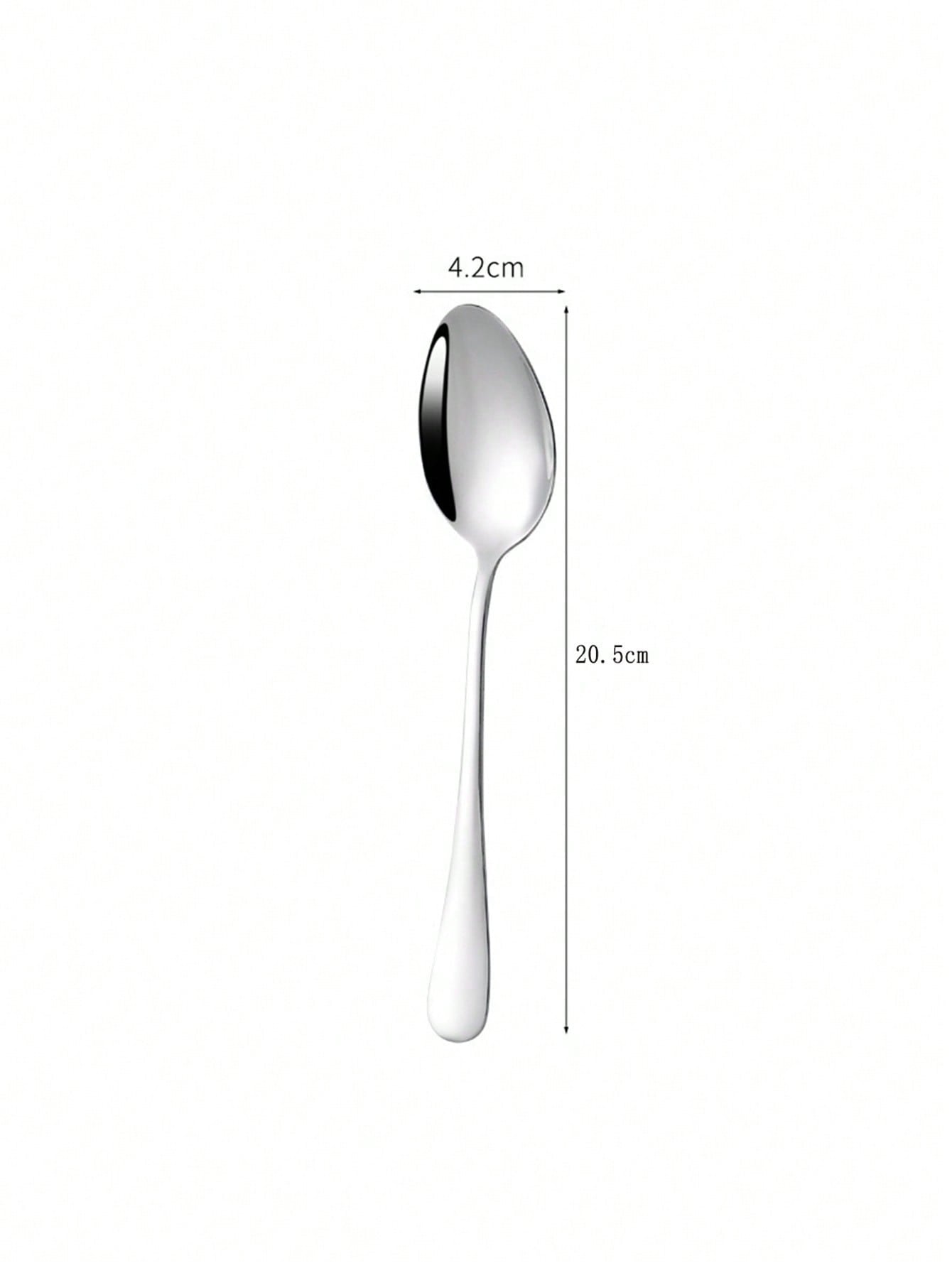 3PCS Heavy Duty Stainless Steel Main Course Soup Spoons (Code 5)