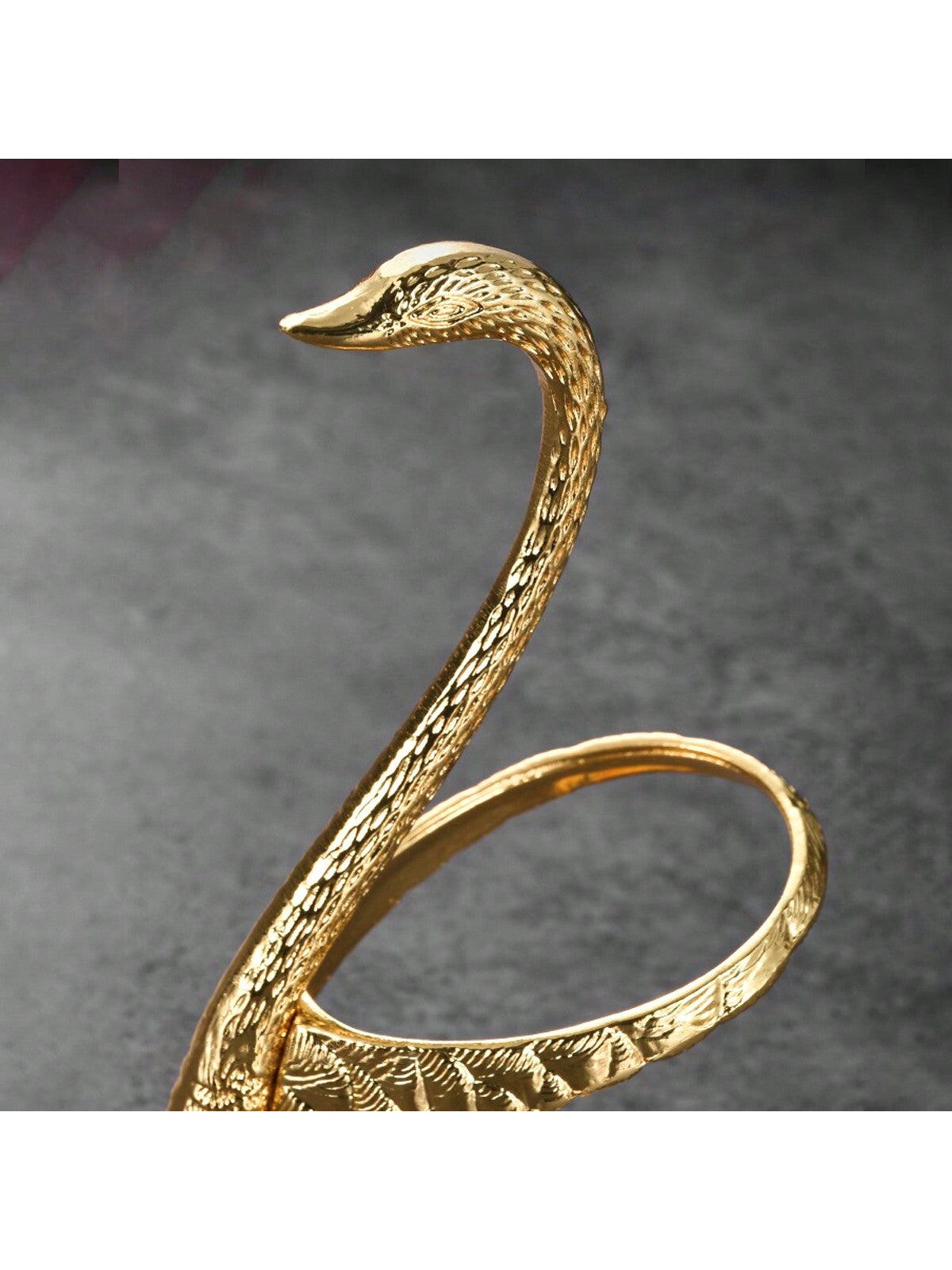 European Style Luxurious Swan-Shaped Spoon Holder (Silver Colour) (Code 8)