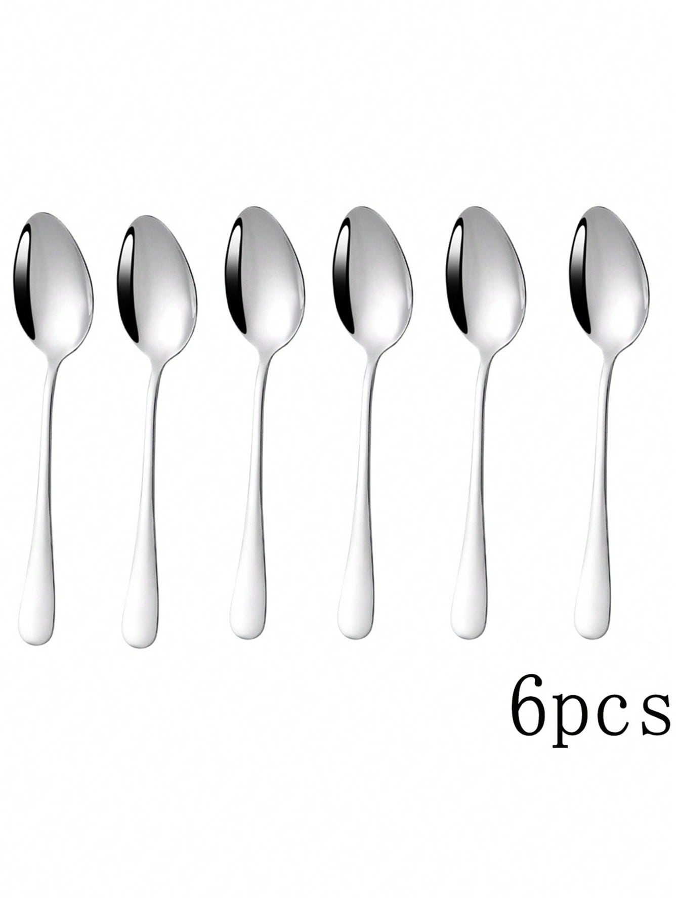 3PCS Heavy Duty Stainless Steel Main Course Soup Spoons (Code 5)