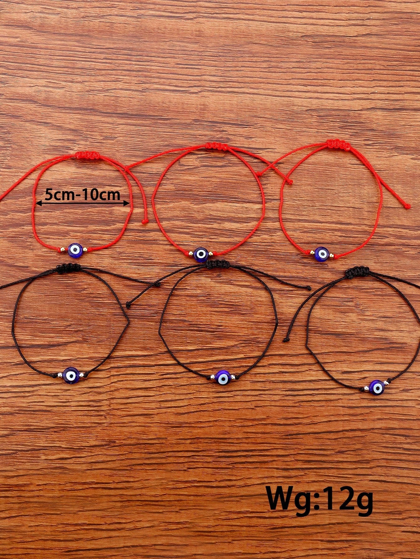 12pcs Evil Eye Decor Bracelet (Code:75)