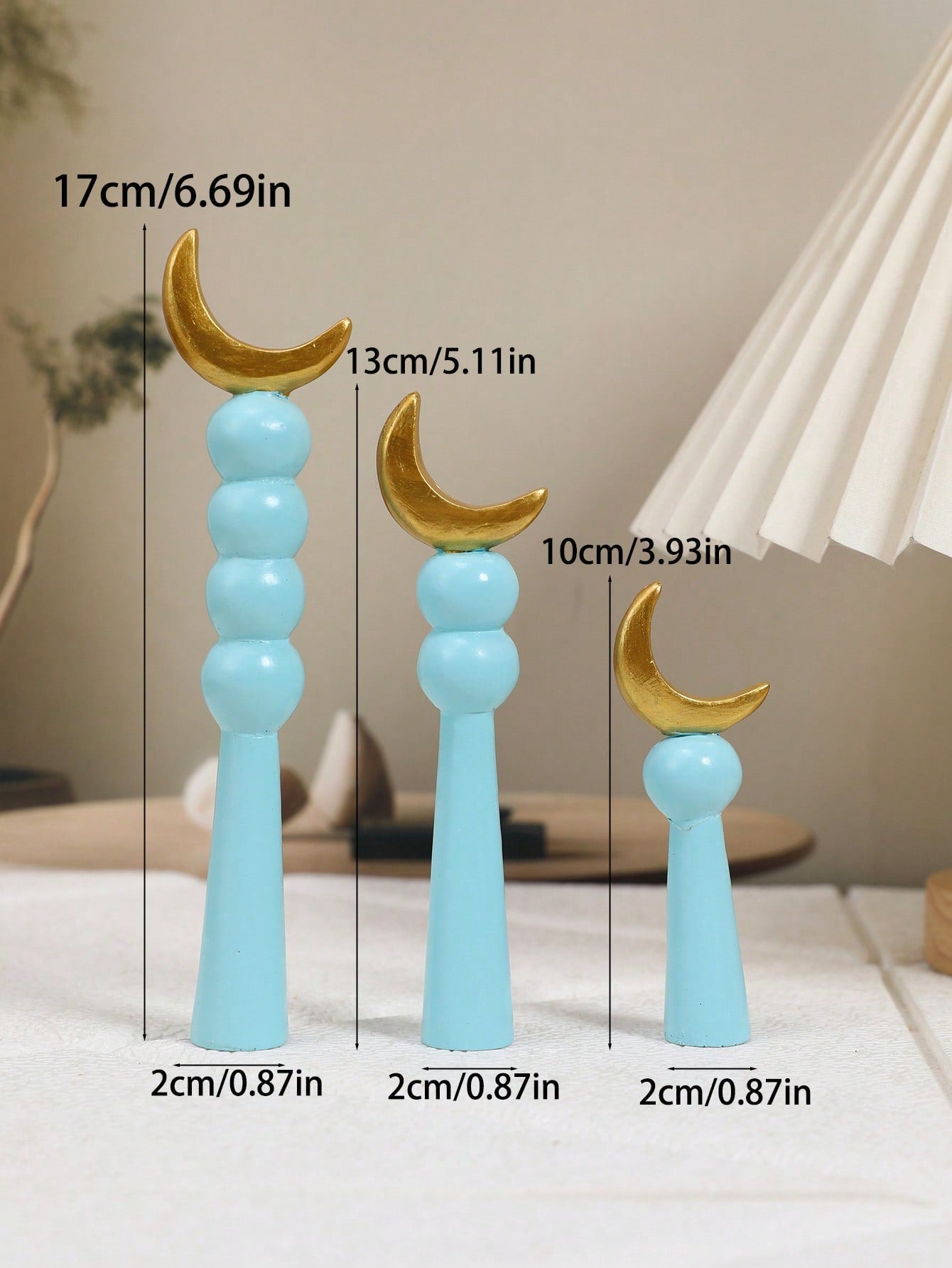 3pcs Light Blue Ramadan Decoration (Code:20)