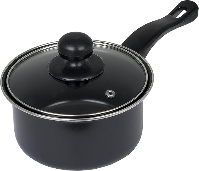 Value plus 3 PCE Sauce pan Set with Glass Lids, 16, 18, 20cm 5015826001204