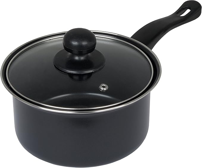 Value plus 3 PCE Sauce pan Set with Glass Lids, 16, 18, 20cm 5015826001204