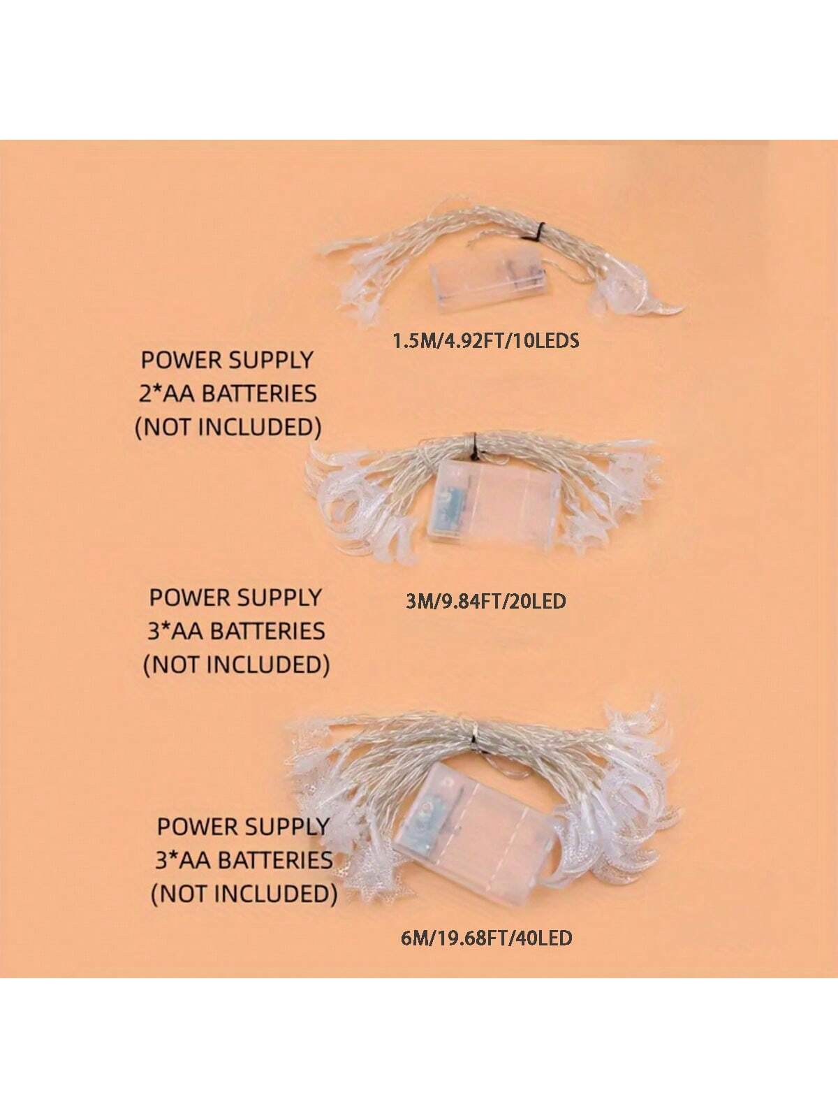 1.5M Moon & Star Fairy String Lights (Code:19)