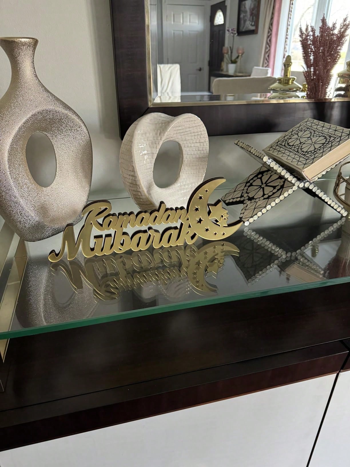 Islamic Tabletop Decors Ramadan Mubarak Sign (Code 11)