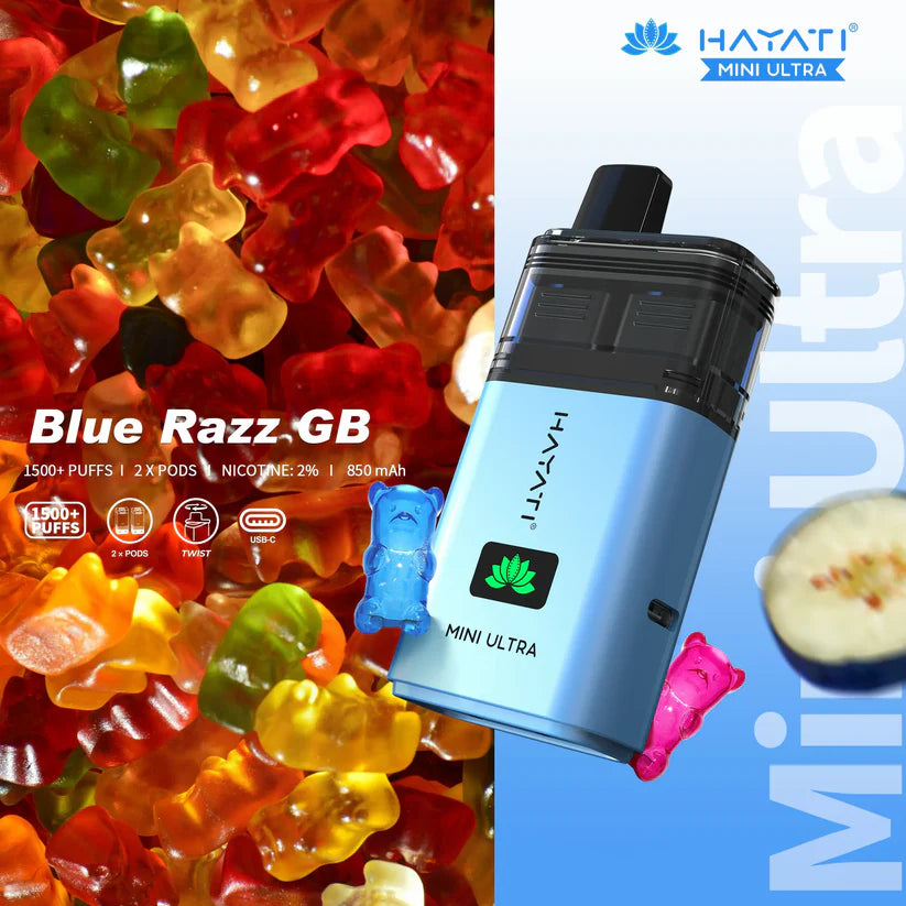 TWO Hayati Mini Ultra 1500 Prefilled Pod Kit