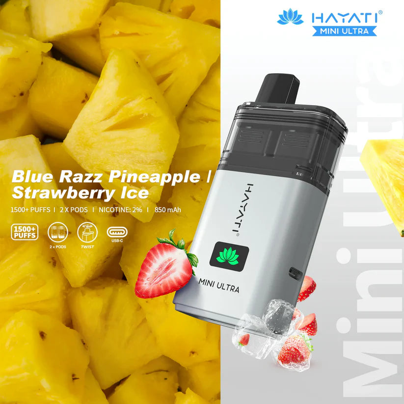 TWO Hayati Mini Ultra 1500 Prefilled Pod Kit