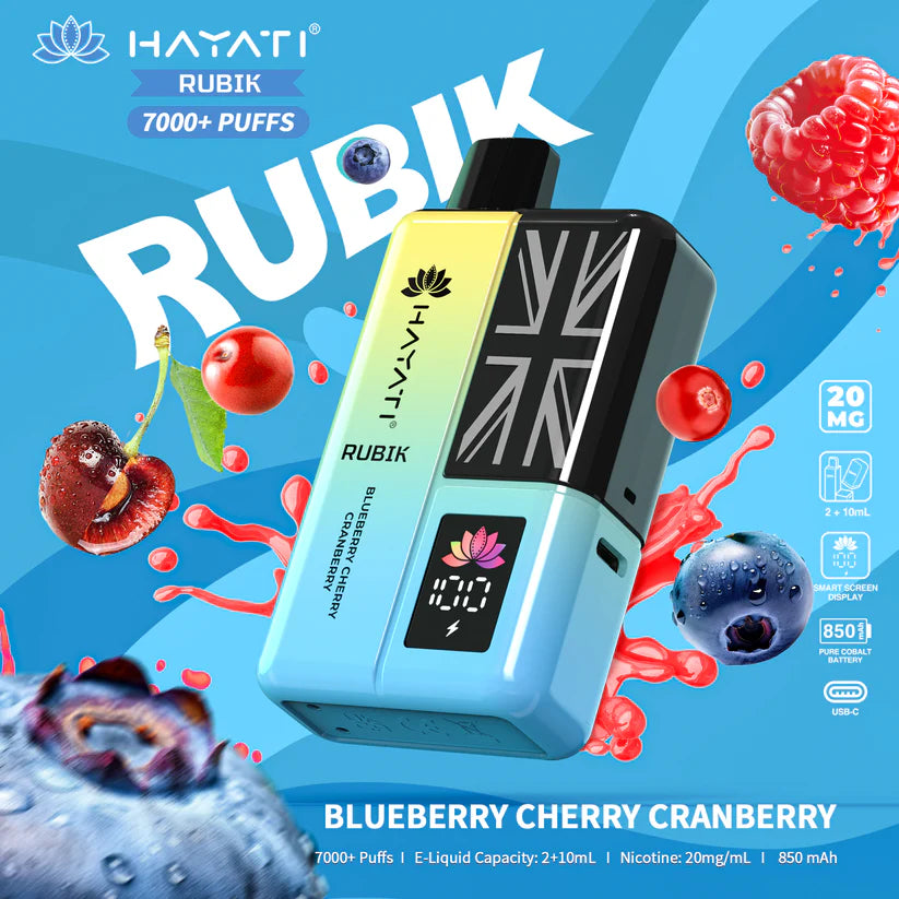 Buy 2 HAYATI RUBIK 7000 Puffs Prefilled Pod Kit