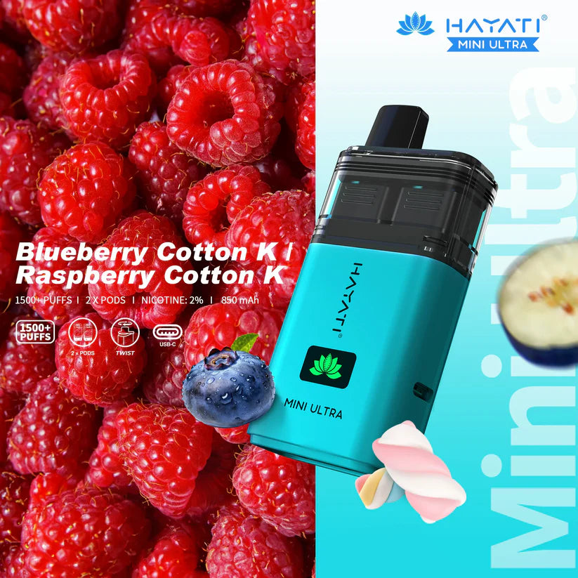 TWO Hayati Mini Ultra 1500 Prefilled Pod Kit