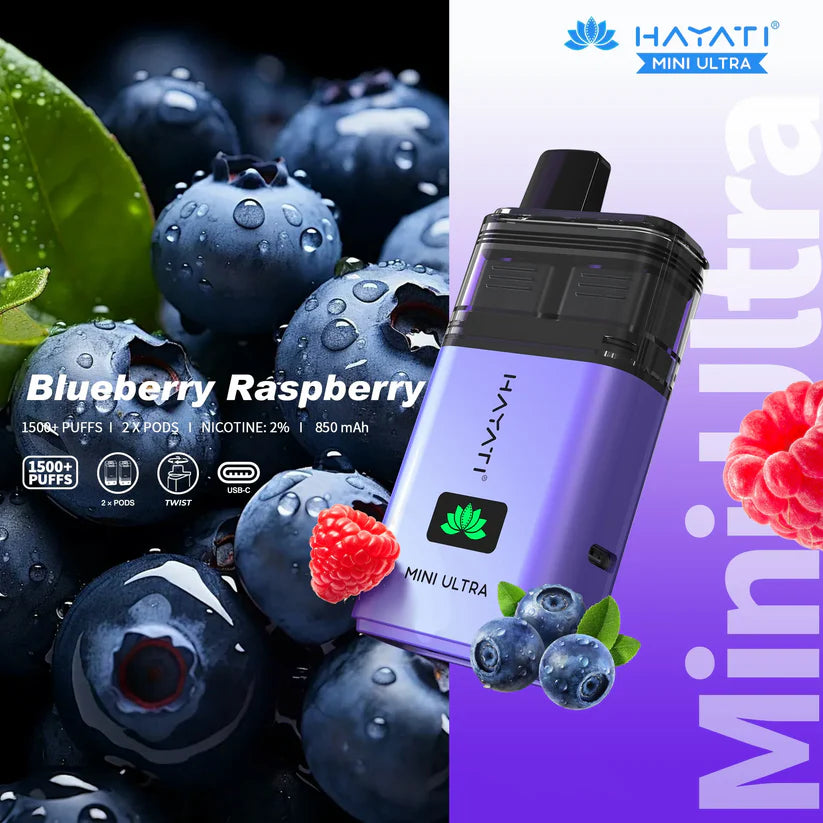 TWO Hayati Mini Ultra 1500 Prefilled Pod Kit