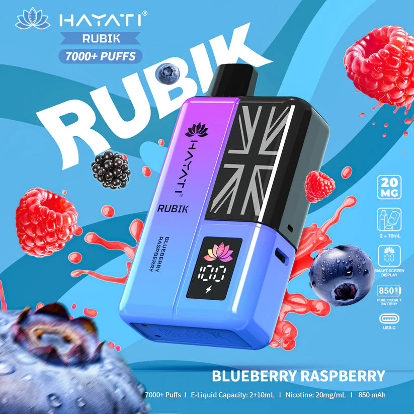 Buy 2 HAYATI RUBIK 7000 Puffs Prefilled Pod Kit