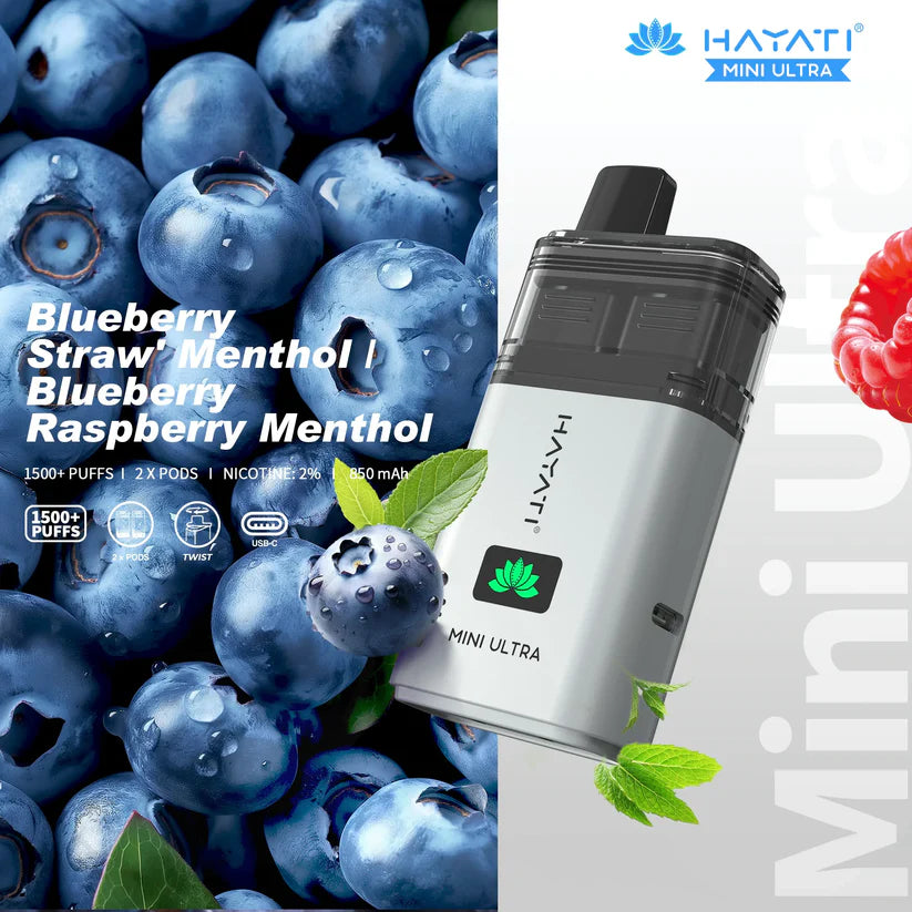 TWO Hayati Mini Ultra 1500 Prefilled Pod Kit