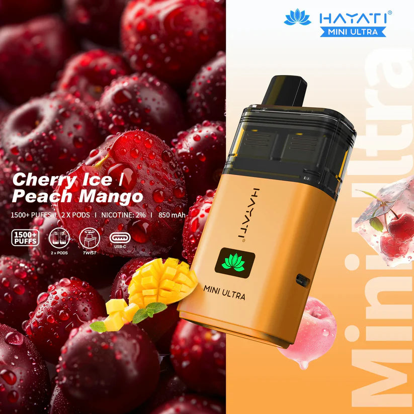 TWO Hayati Mini Ultra 1500 Prefilled Pod Kit