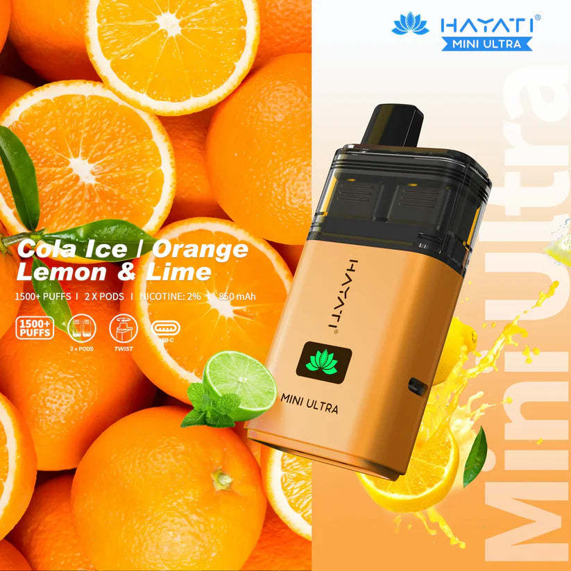 TWO Hayati Mini Ultra 1500 Prefilled Pod Kit