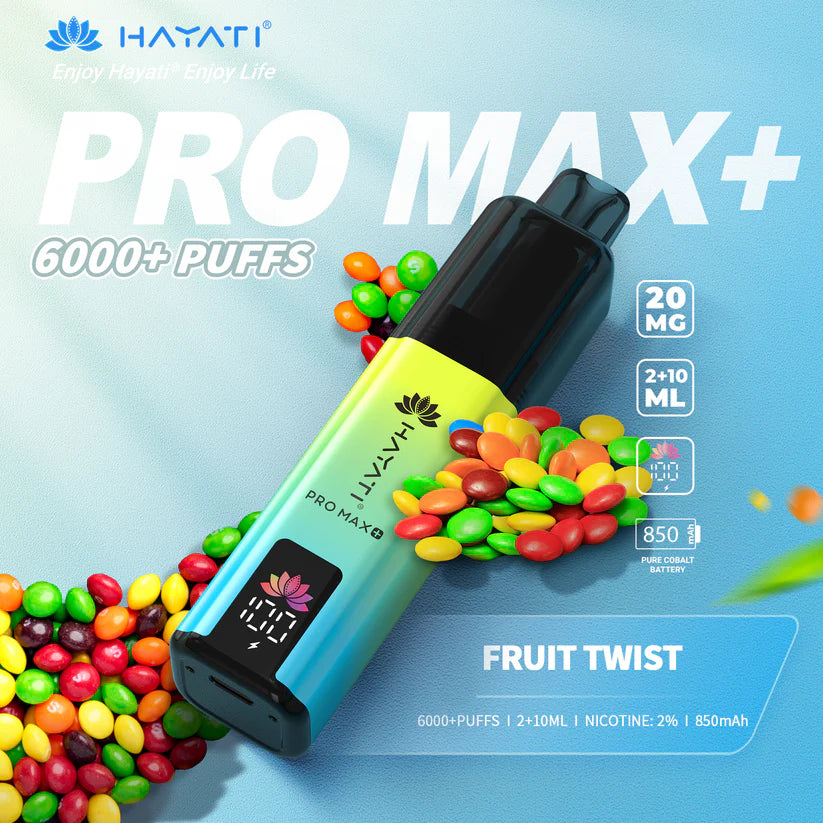 TWO Hayati PRO MaxPlus 6000 Prefilled Pod Kit