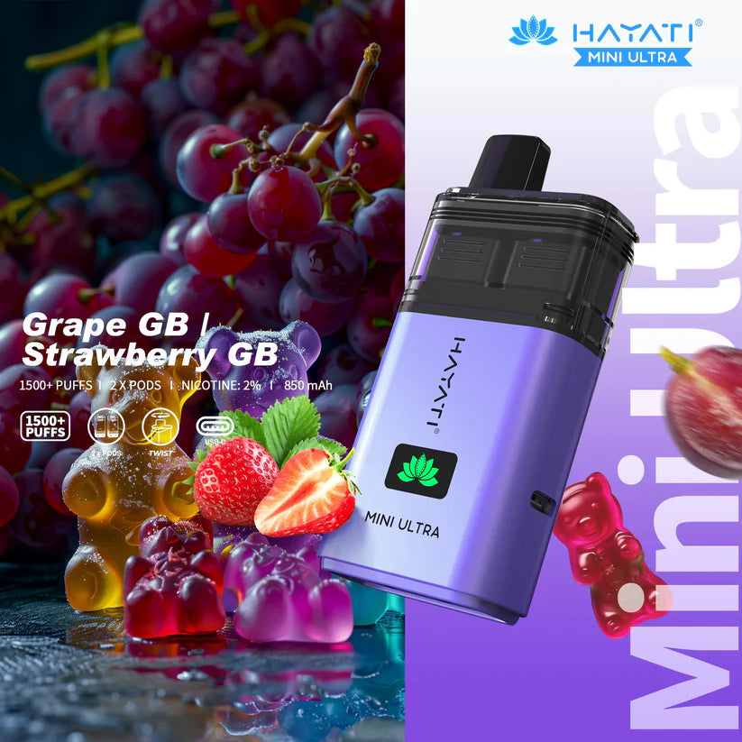 TWO Hayati Mini Ultra 1500 Prefilled Pod Kit