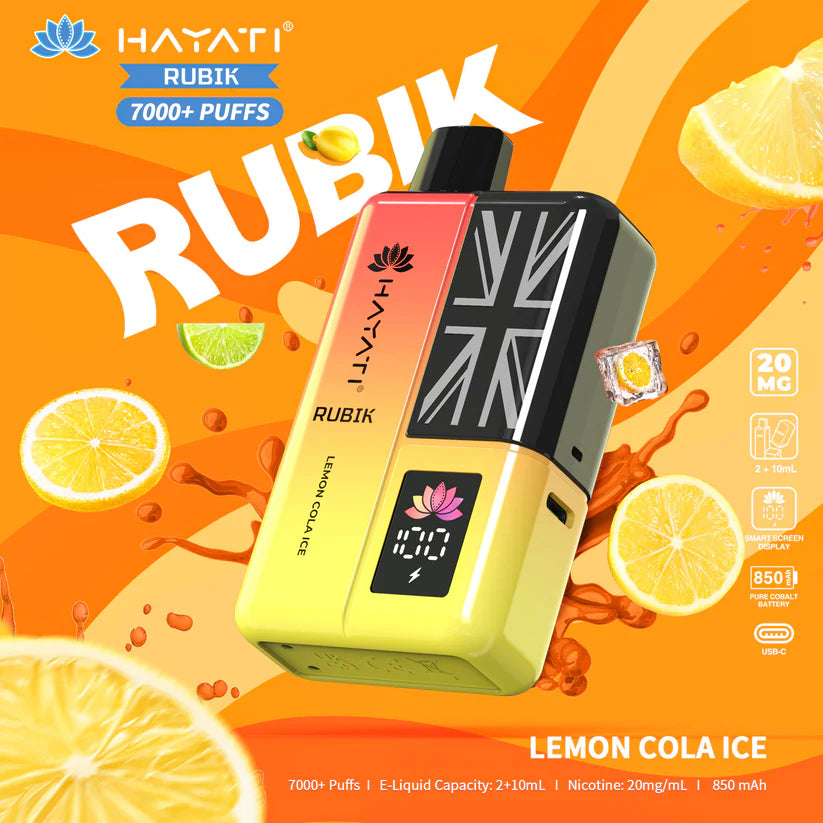 Buy 2 HAYATI RUBIK 7000 Puffs Prefilled Pod Kit