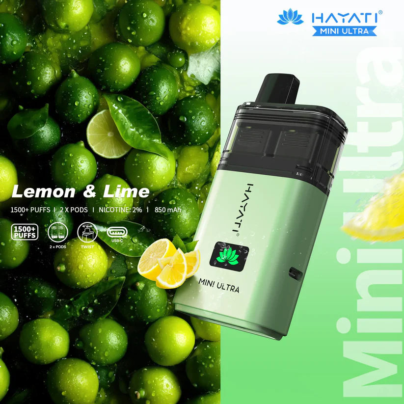 TWO Hayati Mini Ultra 1500 Prefilled Pod Kit