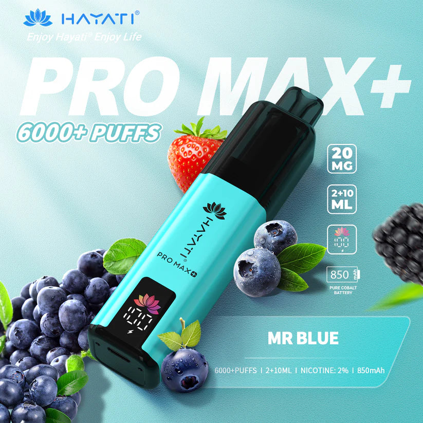 TWO Hayati PRO MaxPlus 6000 Prefilled Pod Kit
