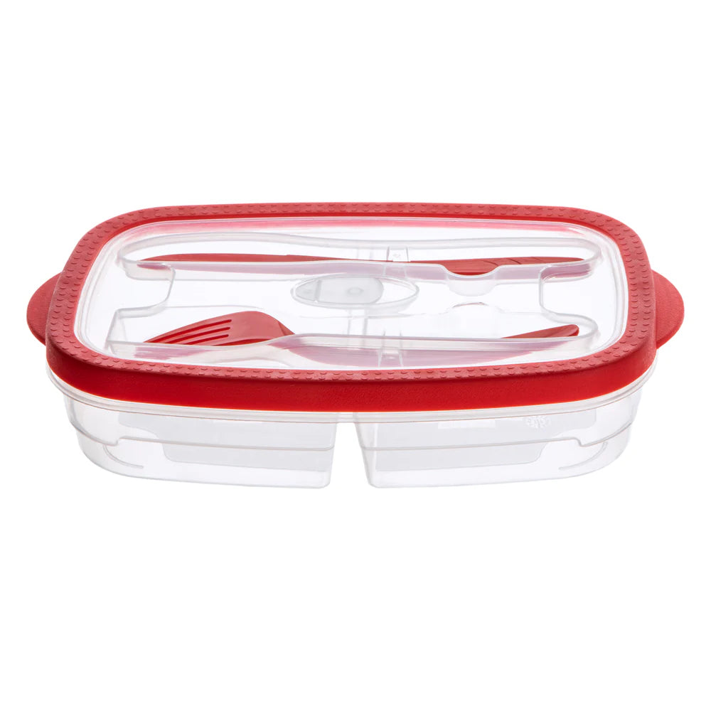 Microwave Lunch Box & Cutlery 5015826094800
