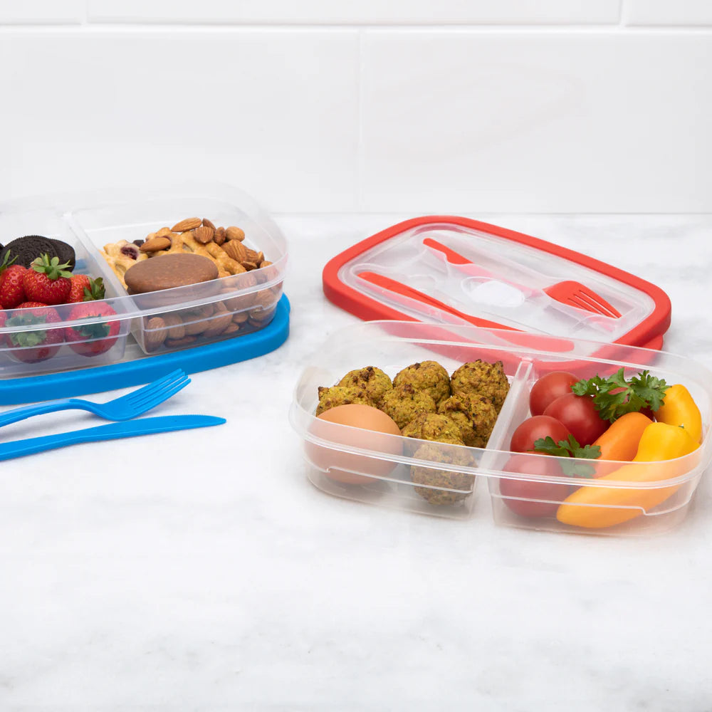 Microwave Lunch Box & Cutlery 5015826094800