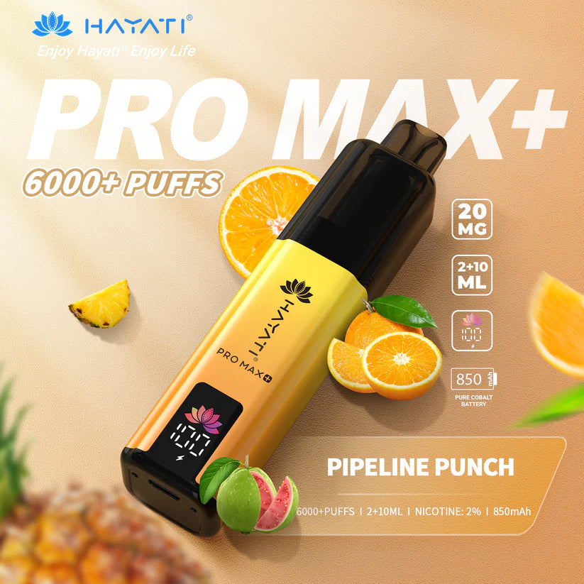 TWO Hayati PRO MaxPlus 6000 Prefilled Pod Kit