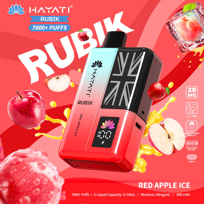 Buy 2 HAYATI RUBIK 7000 Puffs Prefilled Pod Kit