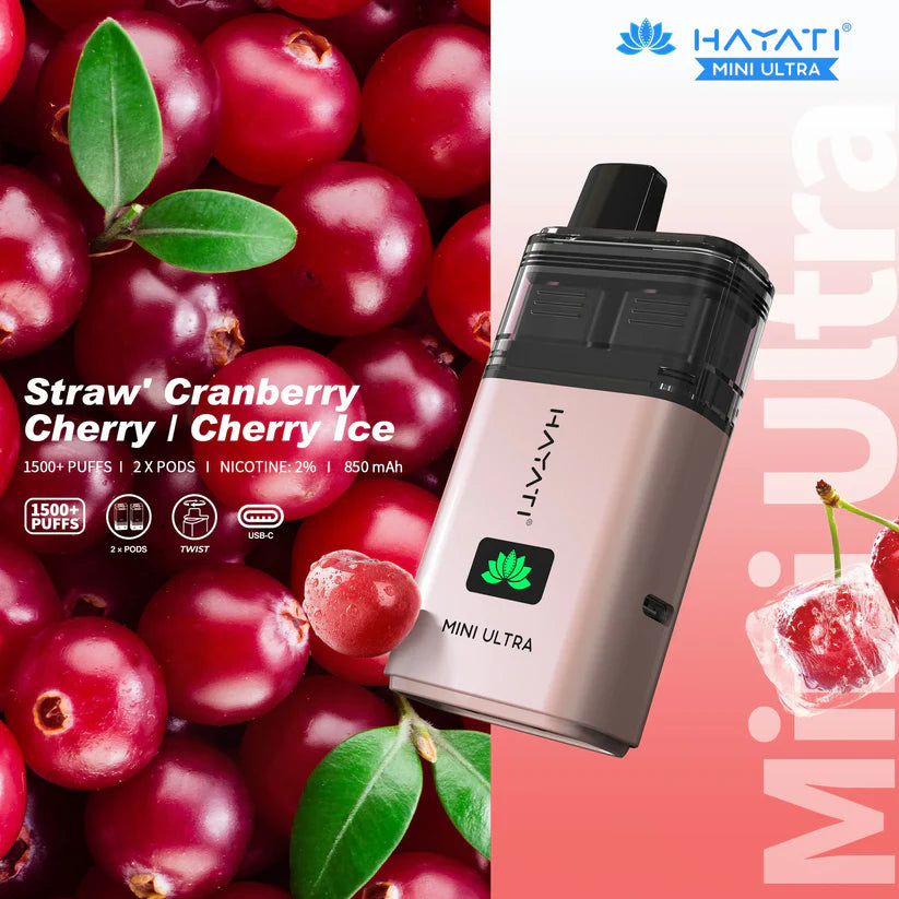 TWO Hayati Mini Ultra 1500 Prefilled Pod Kit