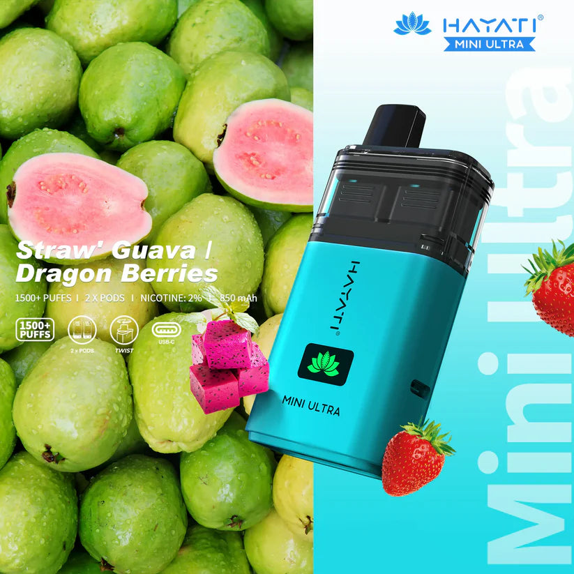 TWO Hayati Mini Ultra 1500 Prefilled Pod Kit