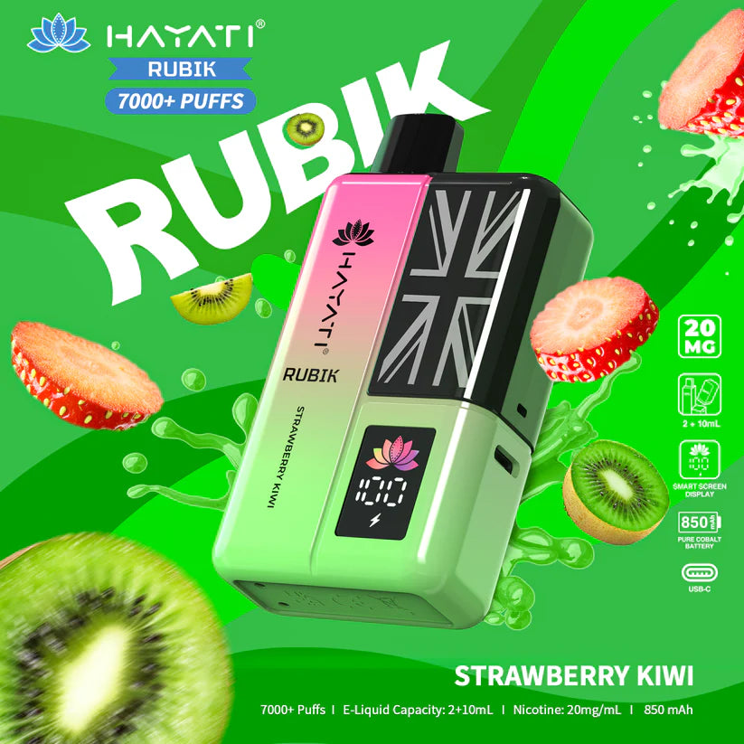 Buy 2 HAYATI RUBIK 7000 Puffs Prefilled Pod Kit
