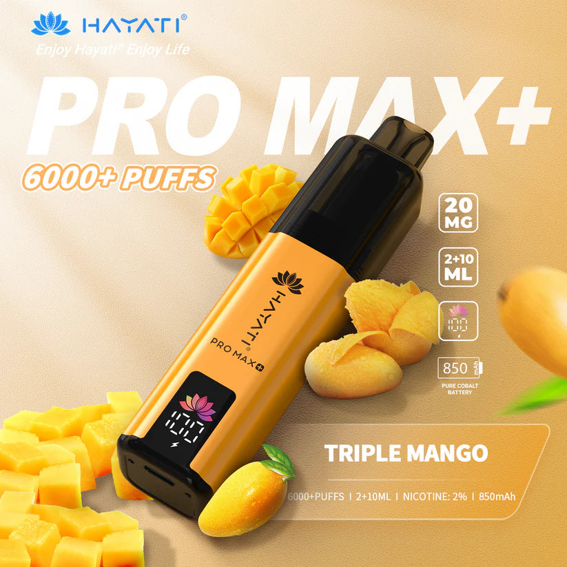 TWO Hayati PRO MaxPlus 6000 Prefilled Pod Kit