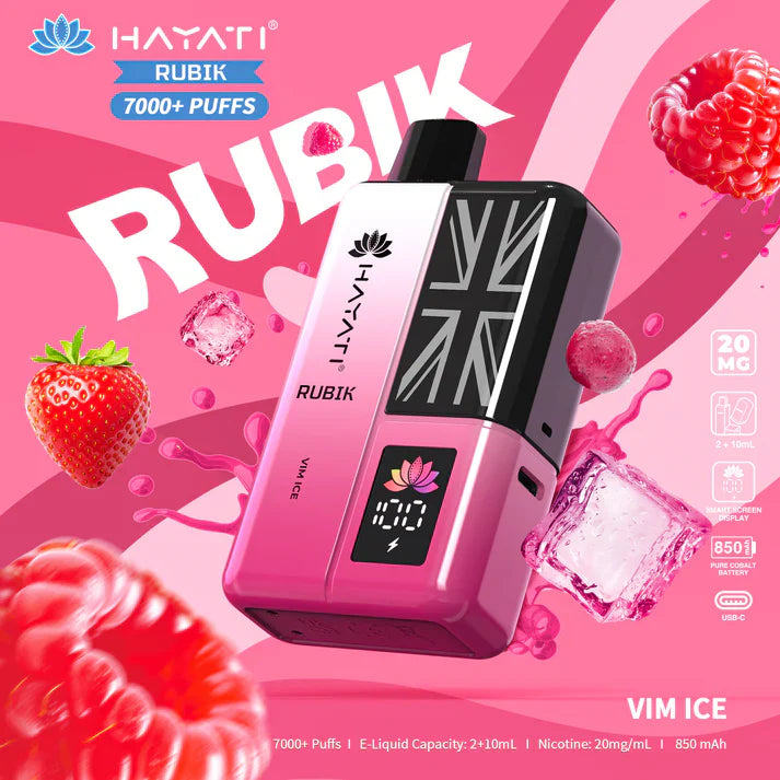 Buy 2 HAYATI RUBIK 7000 Puffs Prefilled Pod Kit