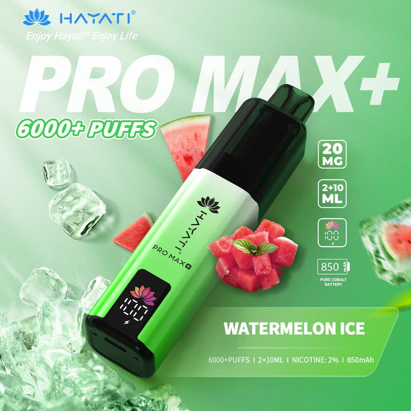 TWO Hayati PRO MaxPlus 6000 Prefilled Pod Kit