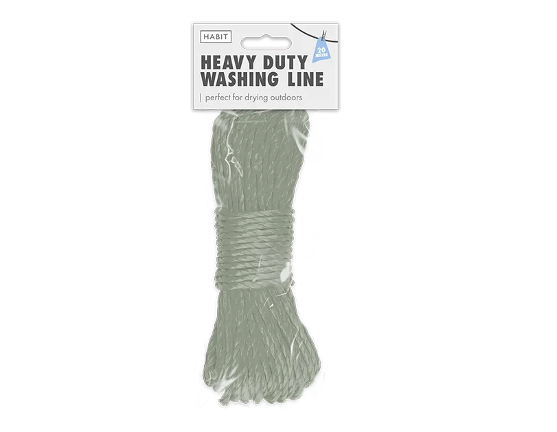 Heavy Duty Washing Line 20m (5056170380539)