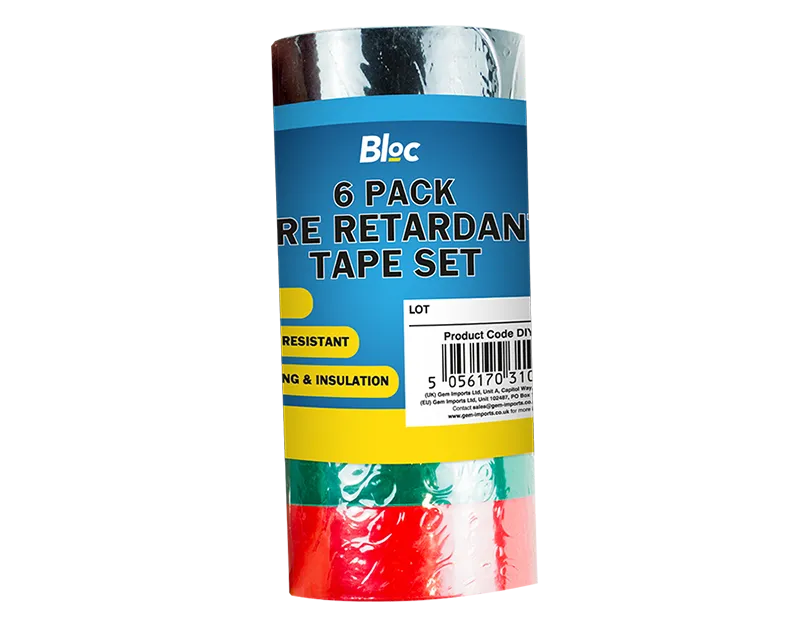 Fire Retardant Tape Set 6pack CDU (5056170310659)