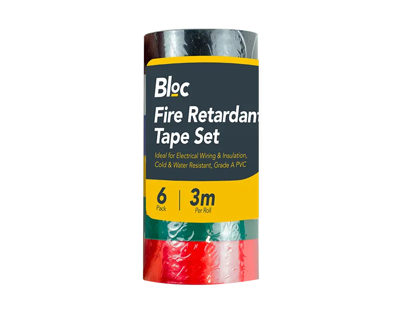 Fire Retardant Tape Set 6pack CDU (5056170310659)