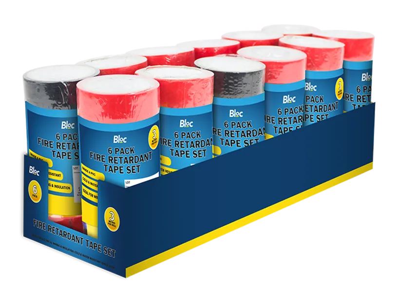 Fire Retardant Tape Set 6pack CDU (5056170310659)
