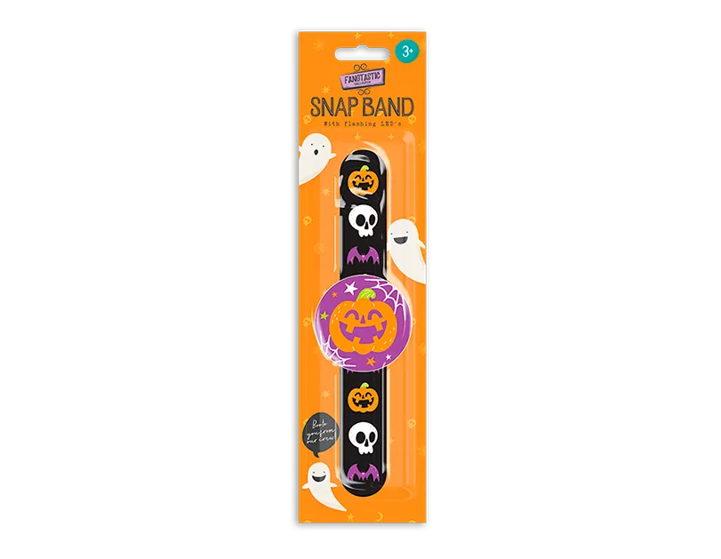 Halloween Flashing LED Snap Band (5056170336826)