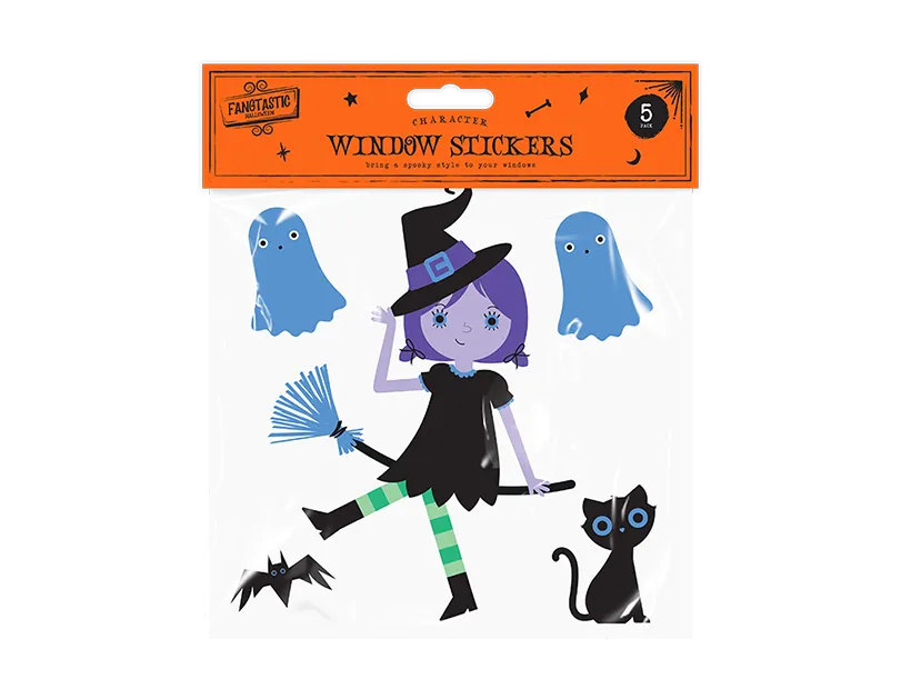 Halloween Character Window Stickers 19cm (5056170354189)