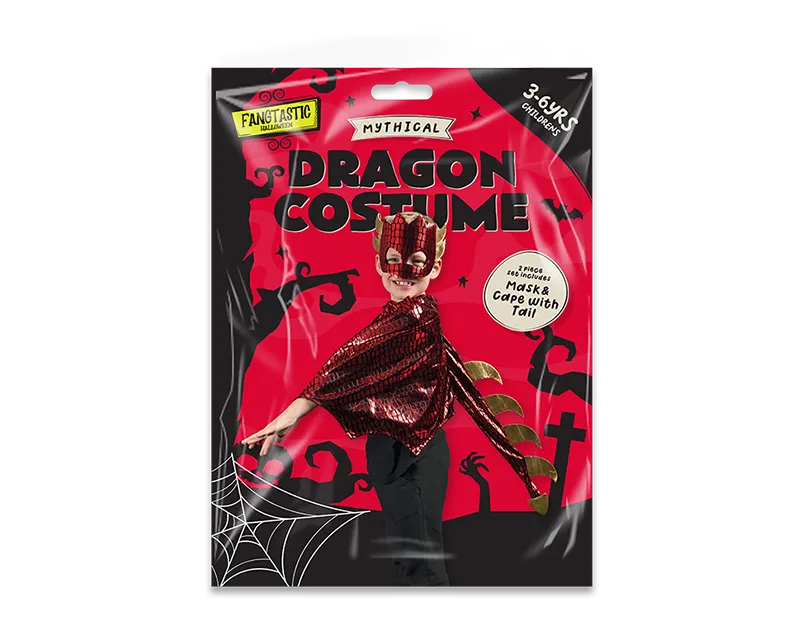Children's Dragon Costume 3-6yrs (5056283884047)