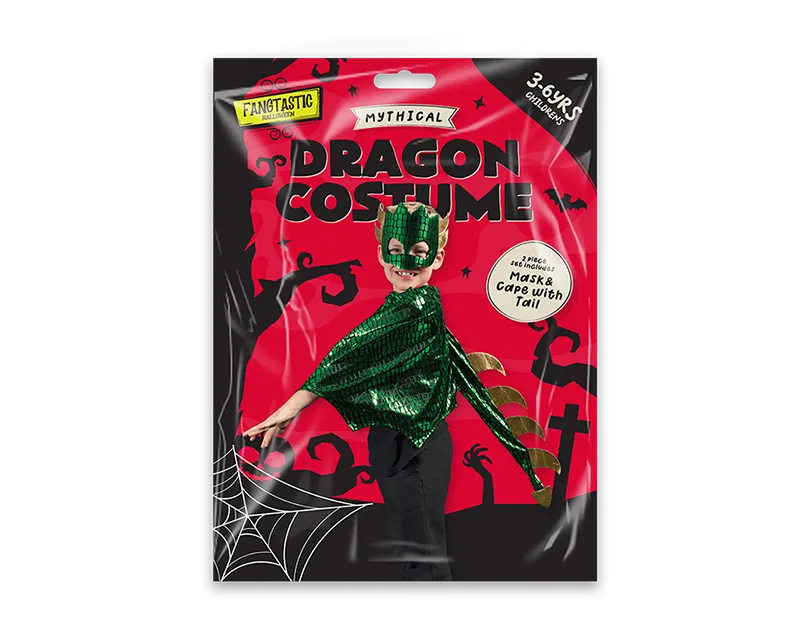 Children's Dragon Costume 3-6yrs (5056283884047)