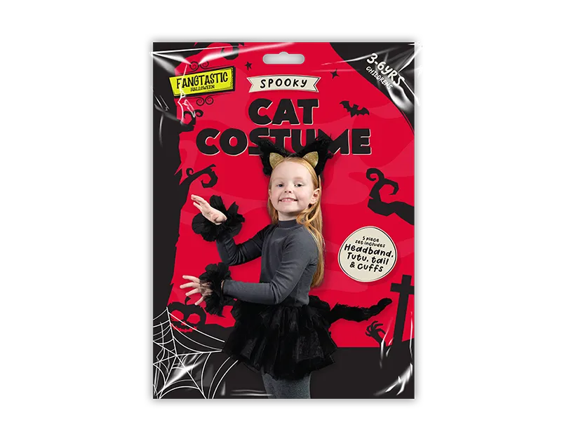 Children's Cat Costume 3-6yrs (5056283884078)