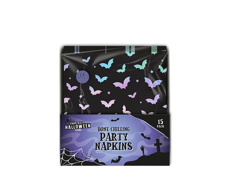 Holographic Napkins 20 pack CDU (5056283882852)